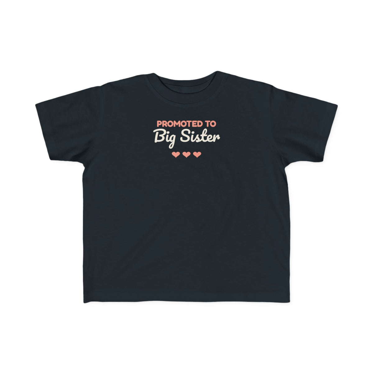 Promoted to Big Sister Toddler T-Shirt, Big Sister Announcement Shirt