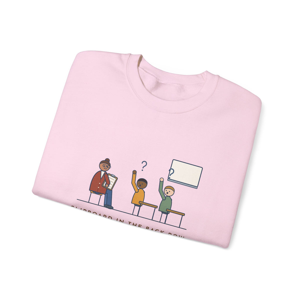 Instructional Coach Crewneck Sweatshirt - Two Kids Asked If I'm the Sub