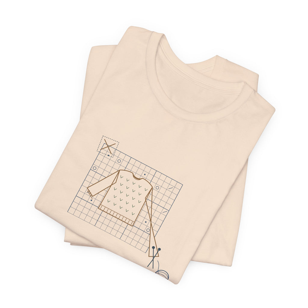 Knitting T-Shirt - Gauge Swatch: Skipped. Consequences: Pending. Knitter Tee