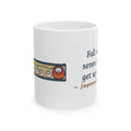 Fall Down Seven Times, Get Up Eight Mug, Motivational Proverb Coffee Mug 11oz, Roly-Poly Toy