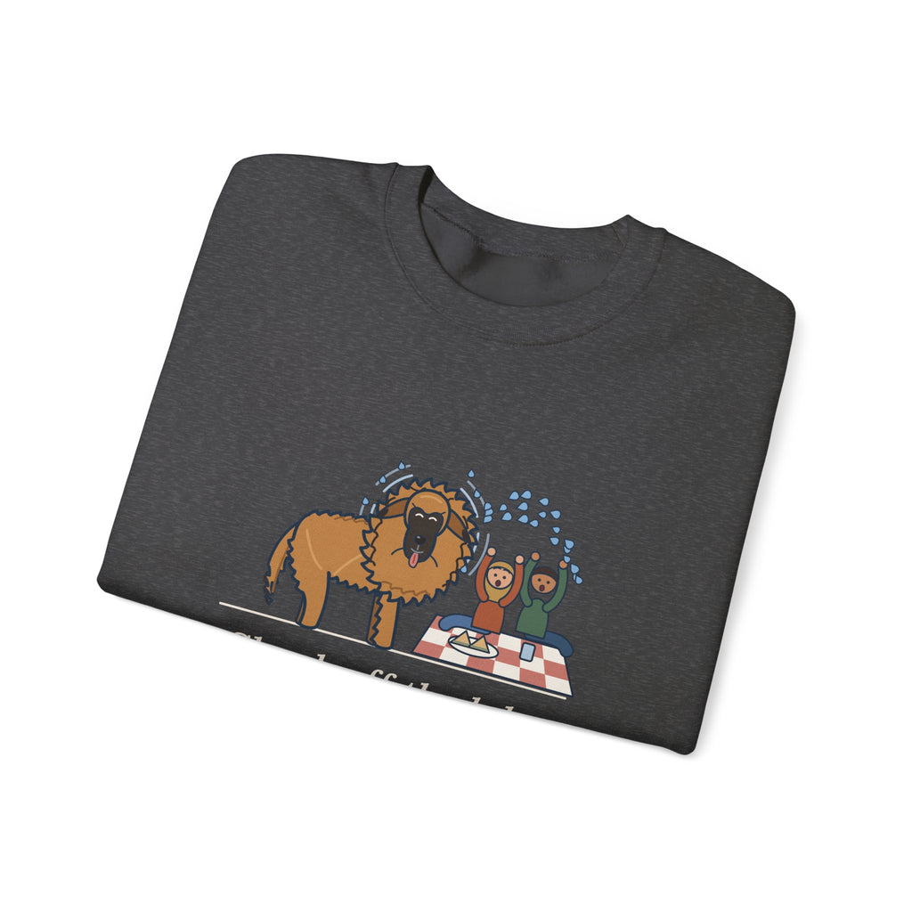 Leonberger Crewneck Sweatshirt - Shook Off the Lake Next to the Picnic