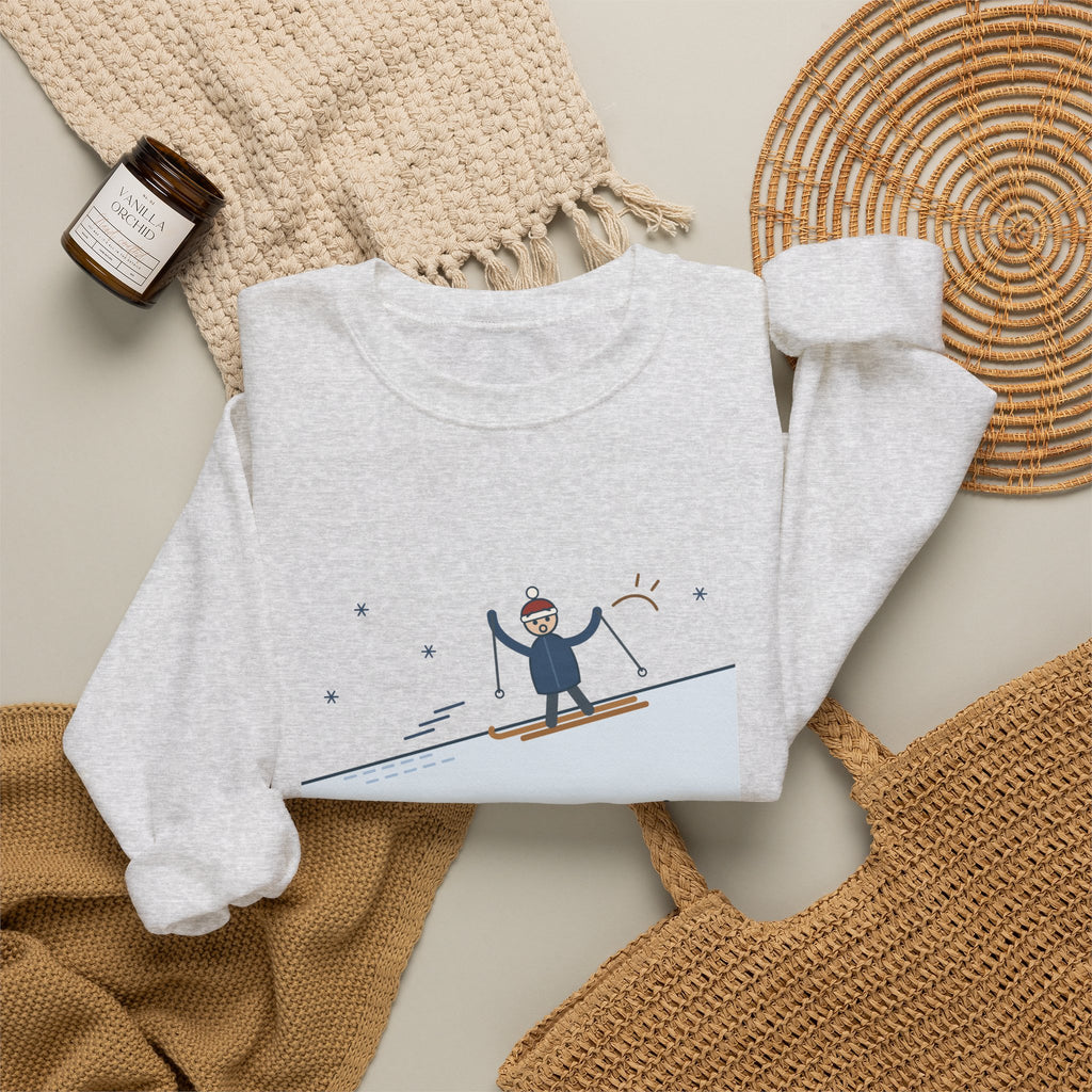 Cross-Country Ski Crewneck Sweatshirt - I Guessed the Wax Wrong. Nordic Skier Apres Gift