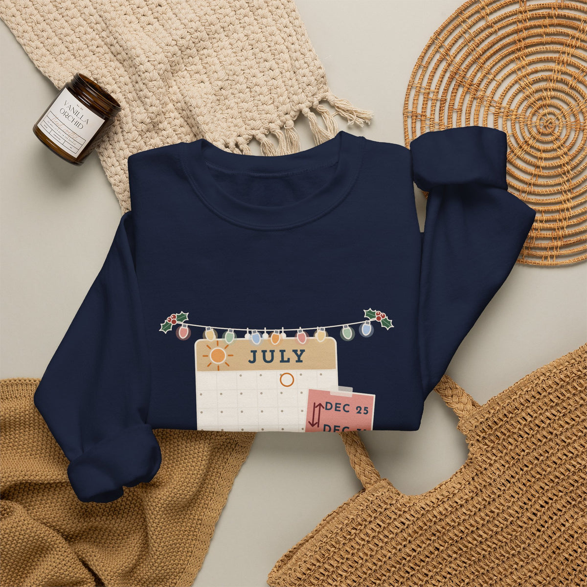 Holiday Nurse Crewneck Sweatshirt - I Traded Christmas for New Year's in July