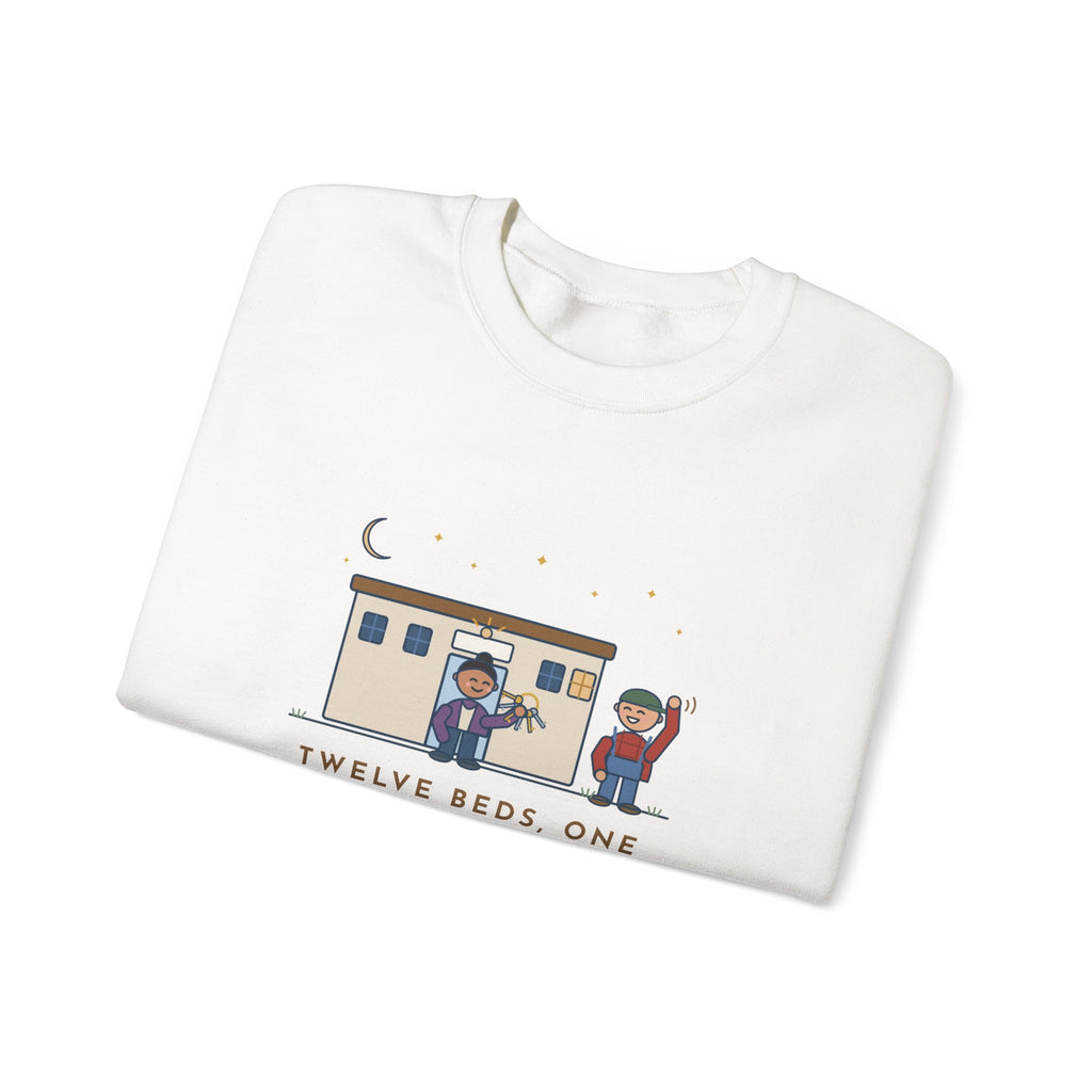 Critical Access Nurse Crewneck Sweatshirt - Twelve Beds, One Night Nurse, I Also Unlock the Door