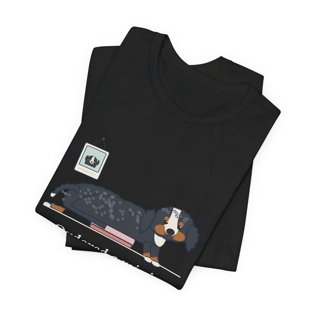 Bernedoodle T-Shirt - Ordered a Mini. Got Ninety Pounds. Funny Doodle Owner Tee