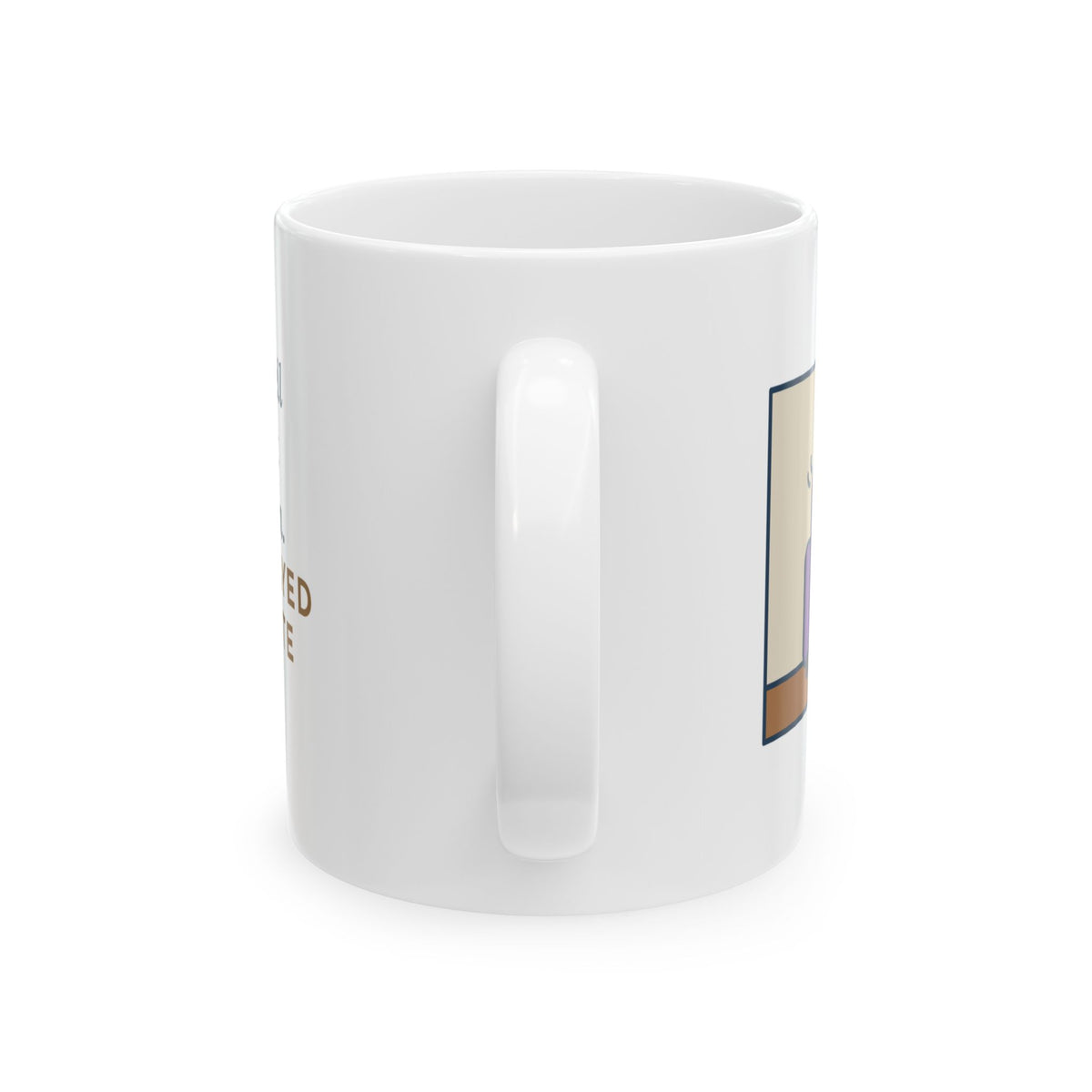 Cat Lap Mug, His Arm Fell Asleep at Minute Ten, The Cat Stayed Till Minute Sixty, Funny Coffee Mug 11oz