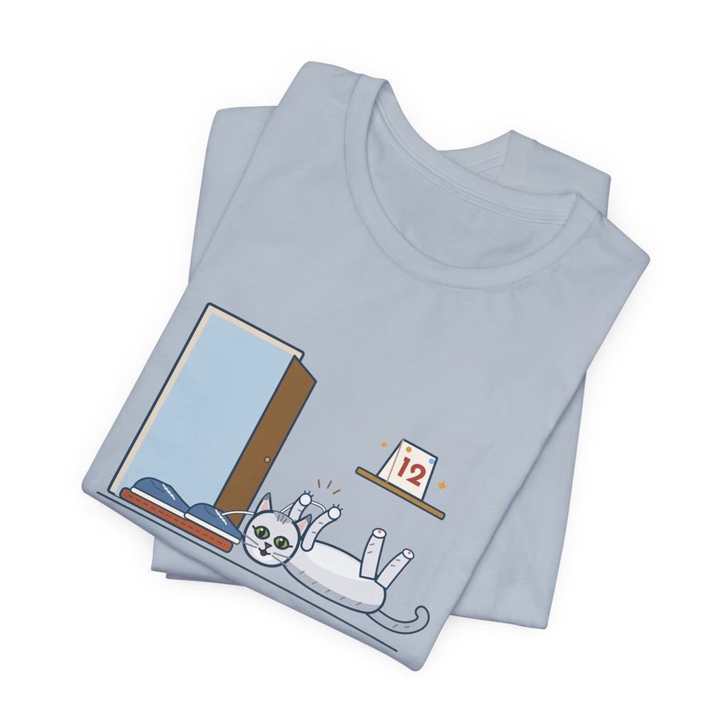 Burmilla Cat T-Shirt - Twelve Years Old, Still Pounces on My Shoelaces Senior Cat Lover Tee