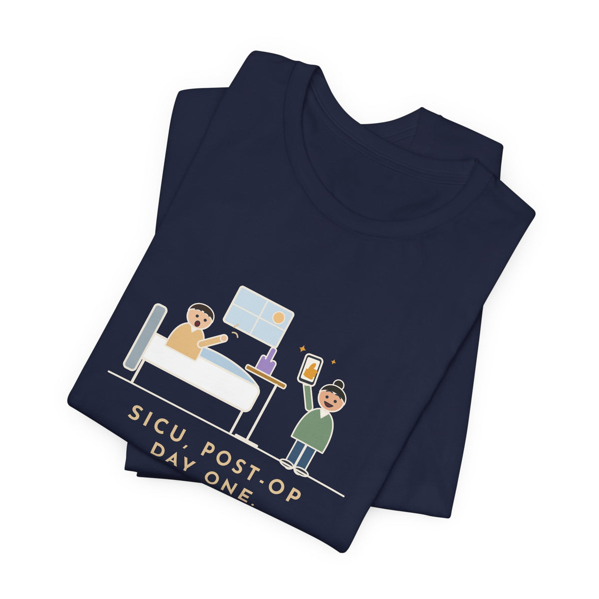 Funny SICU Nurse T-Shirt, First Question When He Woke Up, Did My Team Win, Big Game Update Tee