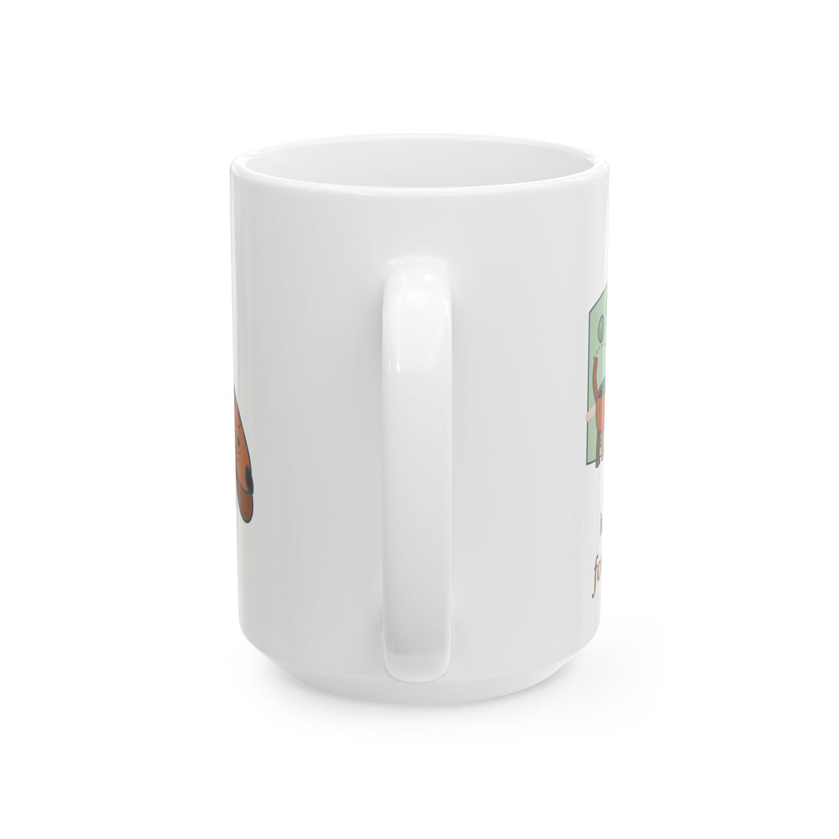 Large Bloodhound Mug 15oz - Followed a Hot Dog Scent for Two Miles, Hound Dog Coffee Mug