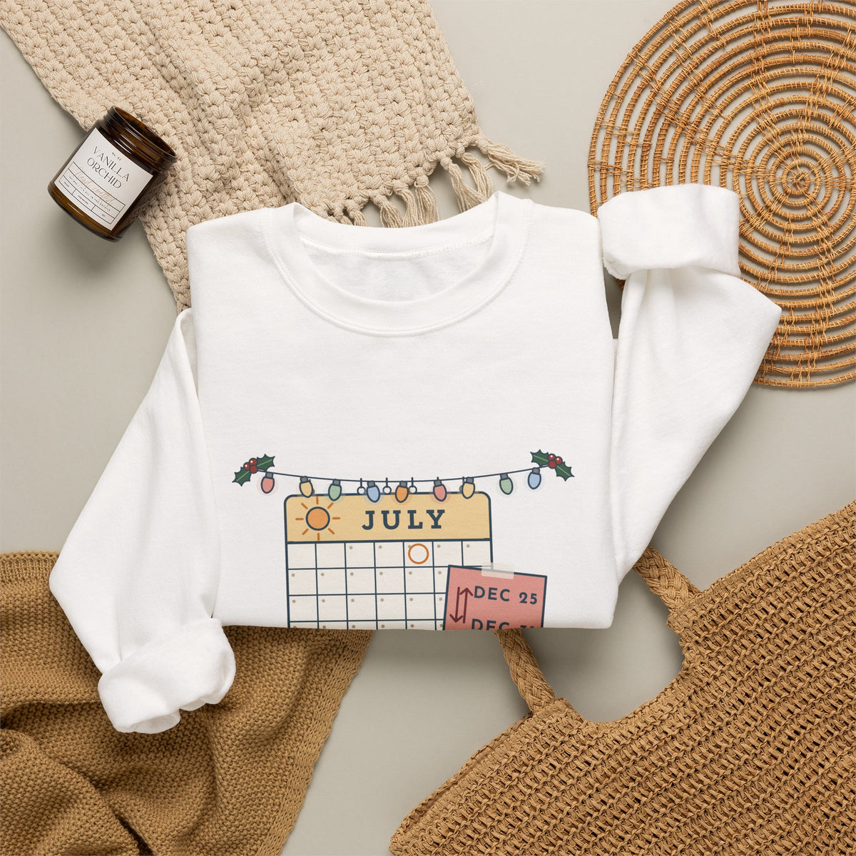 Holiday Nurse Crewneck Sweatshirt - I Traded Christmas for New Year's in July