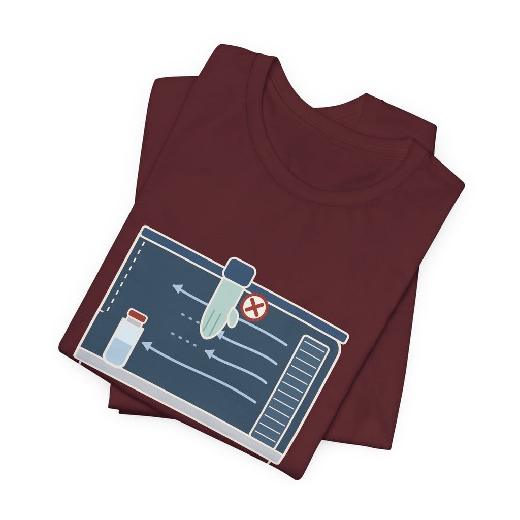 Sterile Compounding T-Shirt - Don't Block My First Air IV Room Pharmacy Tech Tee