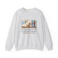 Cockapoo Sweatshirt, Brings One Shoe to Every Guest at the Door, Never the Pair, Funny Front Door Greeting Crewneck
