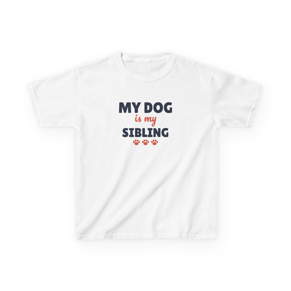 My Dog Is My Sibling Youth T-Shirt, Dog Lover Kids Shirt
