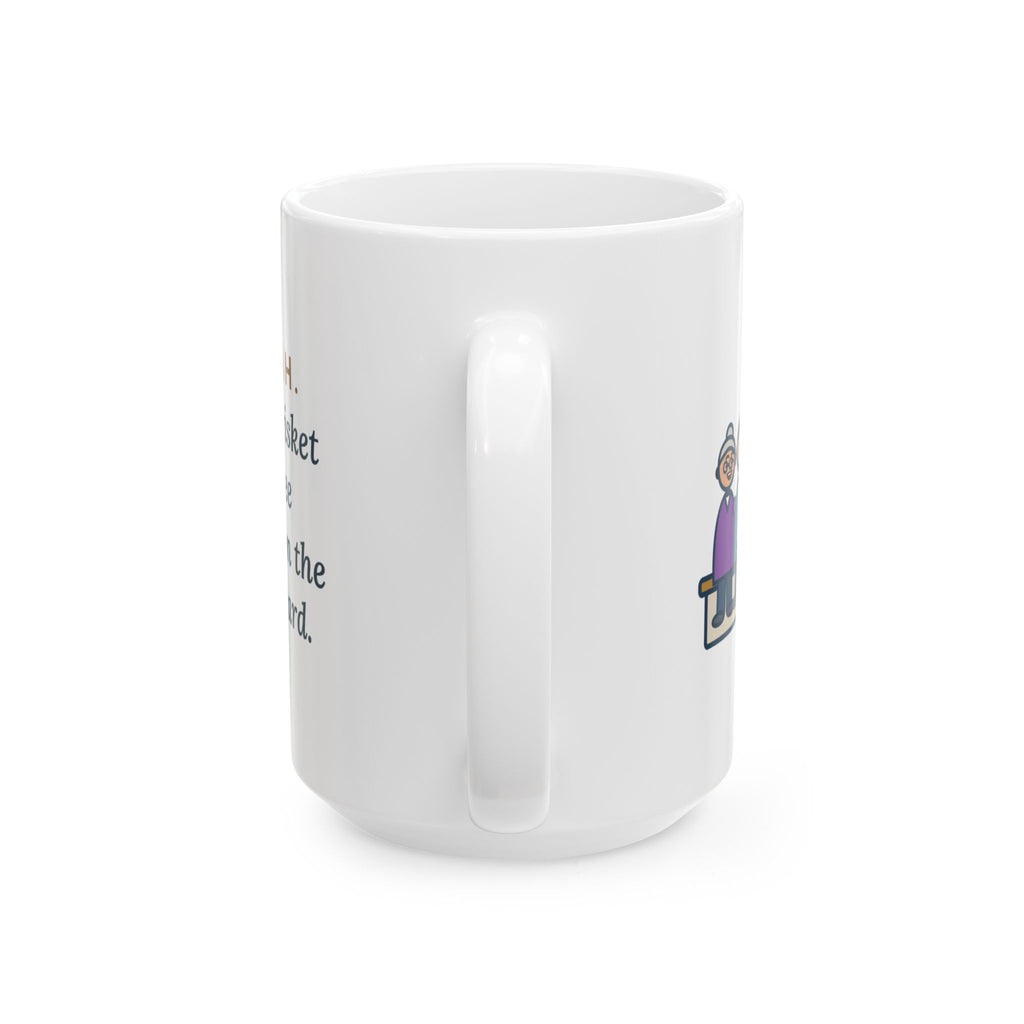Grandma's Recipe, Three Generations, the Same Index Card 15oz Mug, Large Funny Hanukkah Brisket Coffee Mug