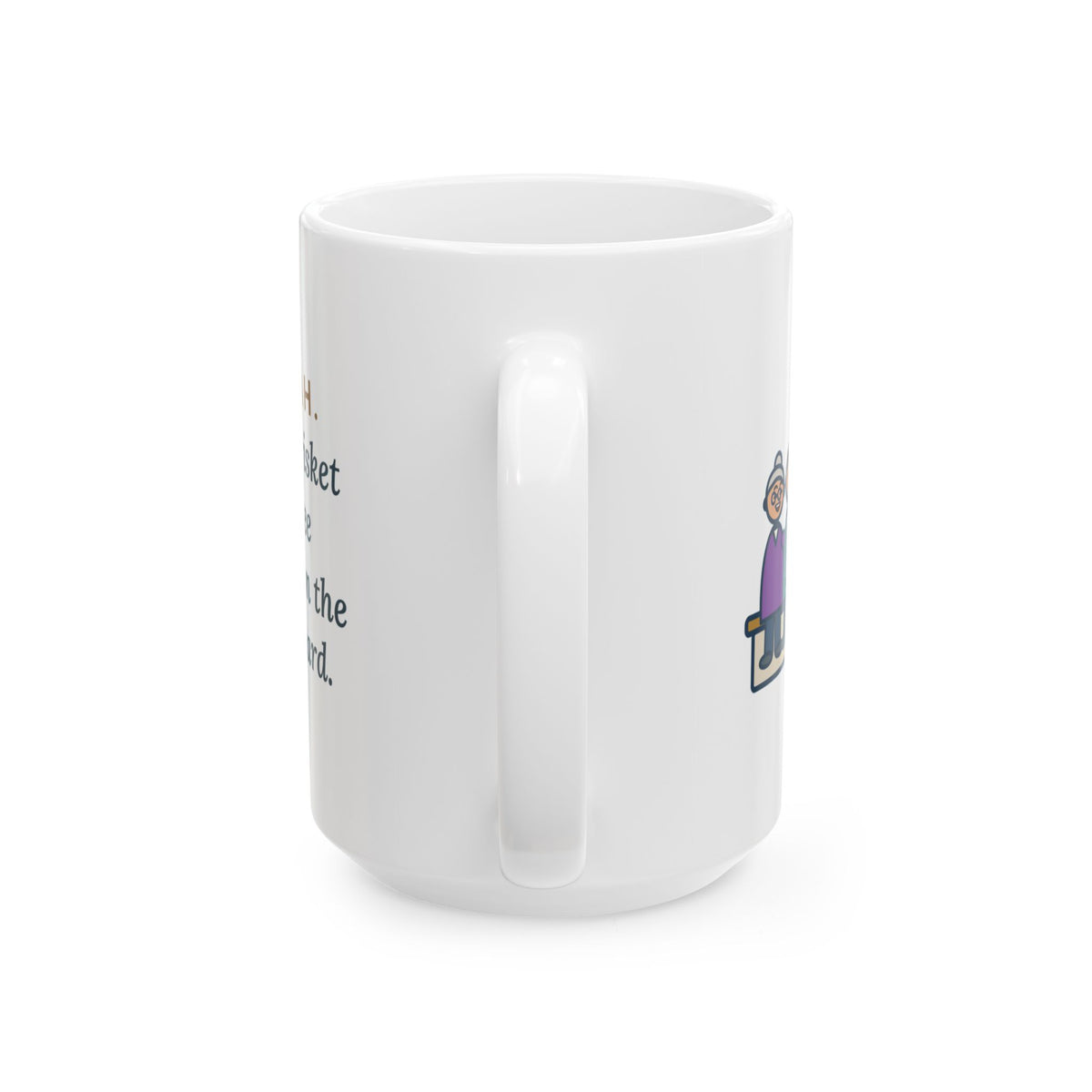 Grandma's Recipe, Three Generations, the Same Index Card 15oz Mug, Large Funny Hanukkah Brisket Coffee Mug