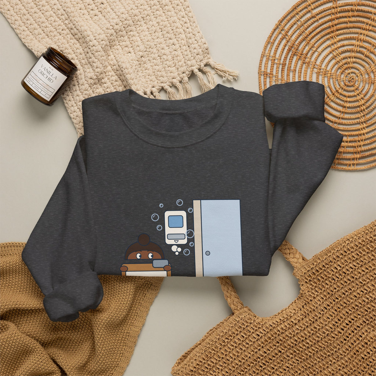 Infection Preventionist Crewneck Sweatshirt - Foam In. Foam Out. I'm Counting.