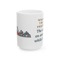 Wrapped Twelve Presents, The Cat Sat on Every One While I Taped 15oz Mug, Large Funny Gift Wrapping Coffee Mug