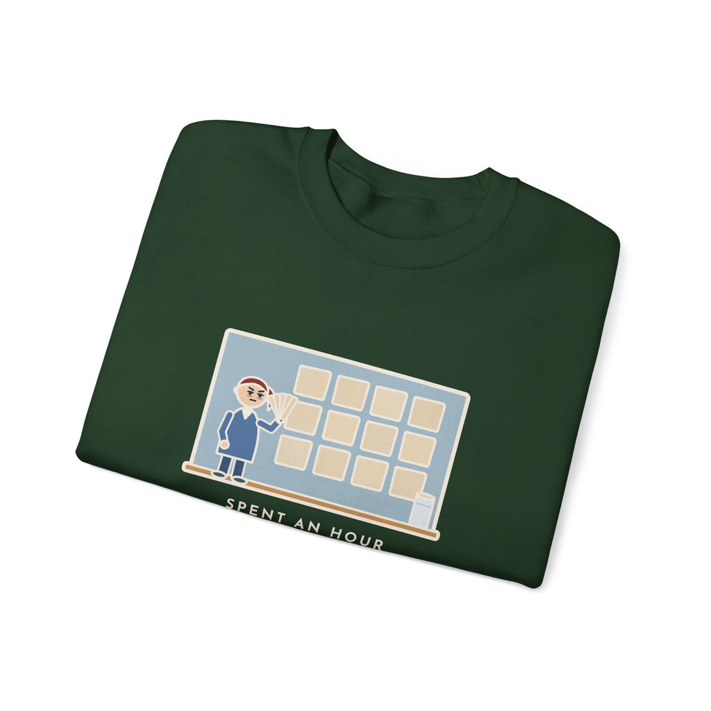 Paint Color Sweatshirt, Spent an Hour Picking One, All Twelve Samples Were Beige, Funny Sample Wall Crewneck