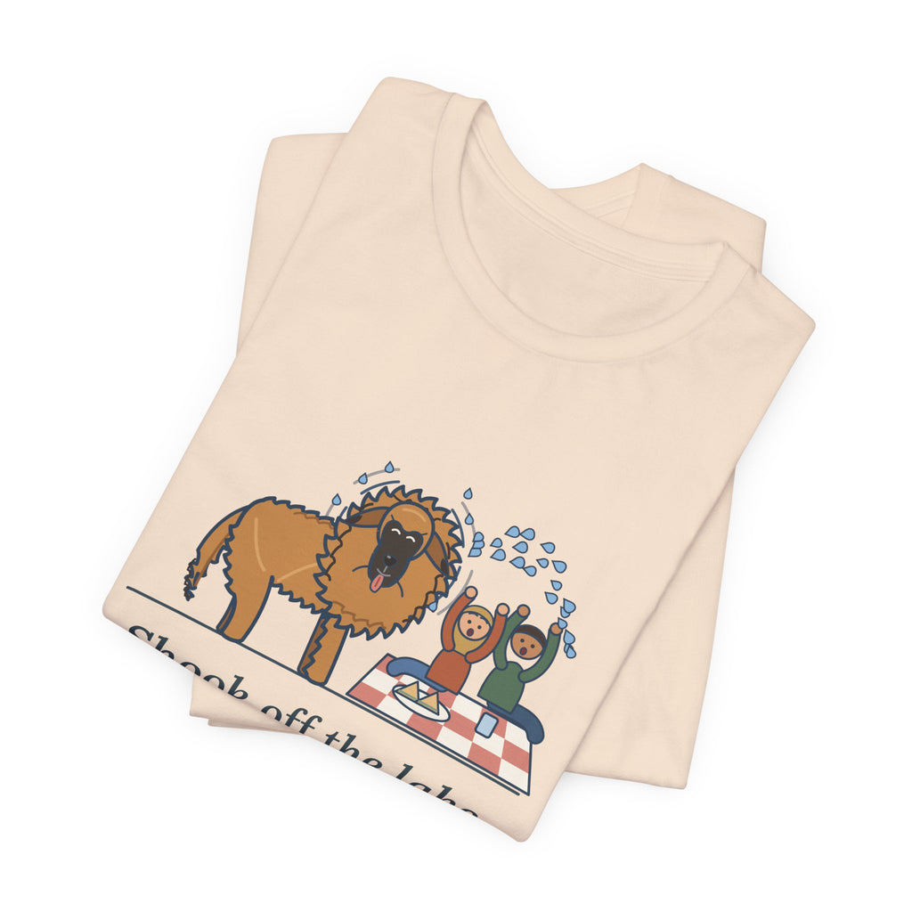 Leonberger T-Shirt - Shook Off the Lake Right Next to the Picnic Blanket