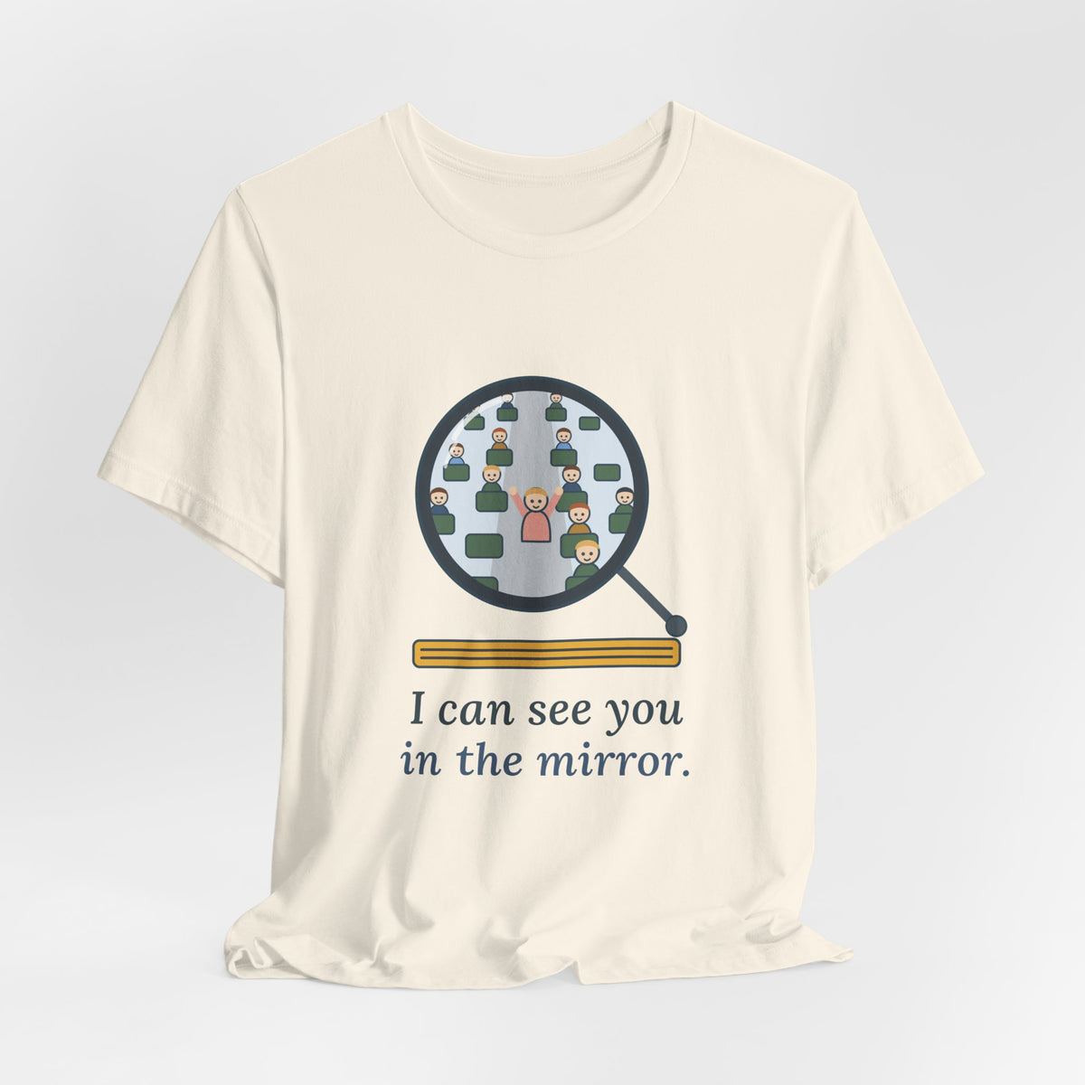 School Bus Driver T-Shirt - I Can See You in the Mirror Funny Bus Driver Tee