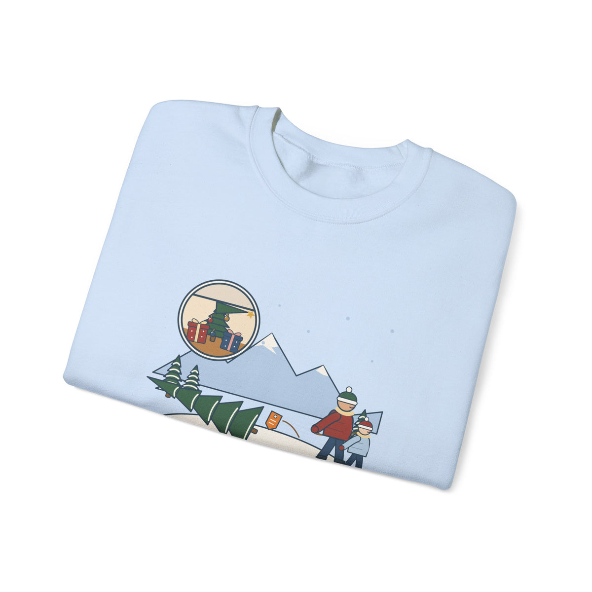 Colorado Christmas Tree Crewneck Sweatshirt - Eleven-Foot Permit Tree, Nine-Foot Ceiling