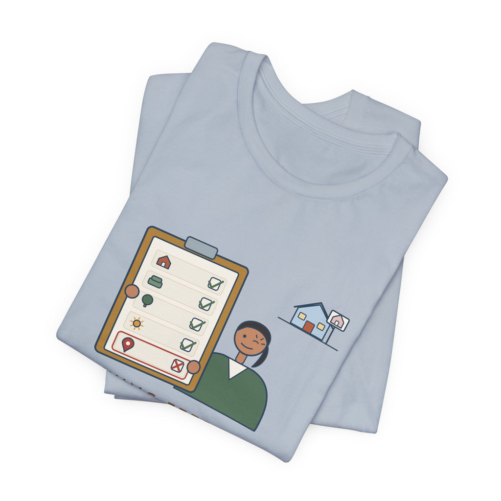 Residential Real Estate Agent T-Shirt - Showing Feedback: Great House, Wrong Neighborhood