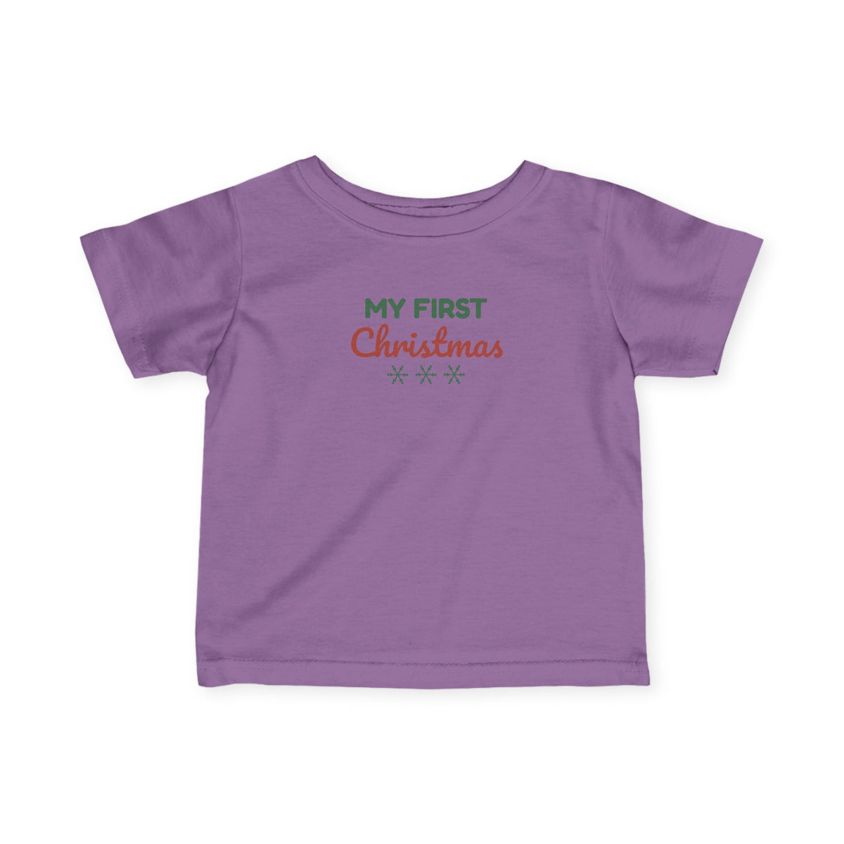 My First Christmas Baby T-Shirt, Holiday Infant Tee