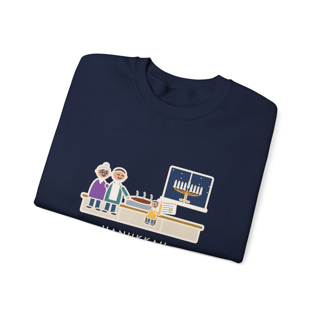 Hanukkah Brisket Sweatshirt, Grandma's Recipe, Three Generations, the Same Index Card, Funny Recipe Card Crewneck