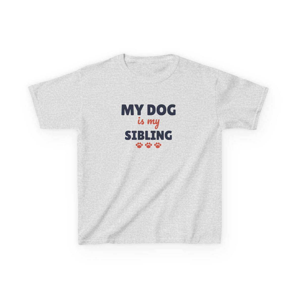 My Dog Is My Sibling Youth T-Shirt, Dog Lover Kids Shirt
