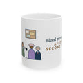 Faith Community Nurse Coffee Mug 11oz - Blood Pressure Checks After the Second Service