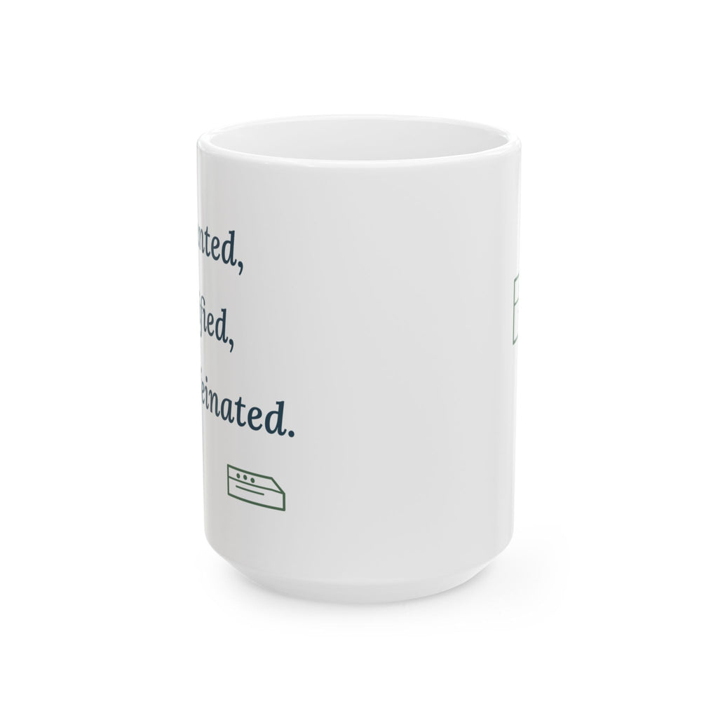 Large 15oz Pharmacist Mug - Counted, Verified, Caffeinated. Pharmacy Team Coffee Mug
