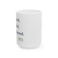 Large 15oz Pharmacist Mug - Counted, Verified, Caffeinated. Pharmacy Team Coffee Mug