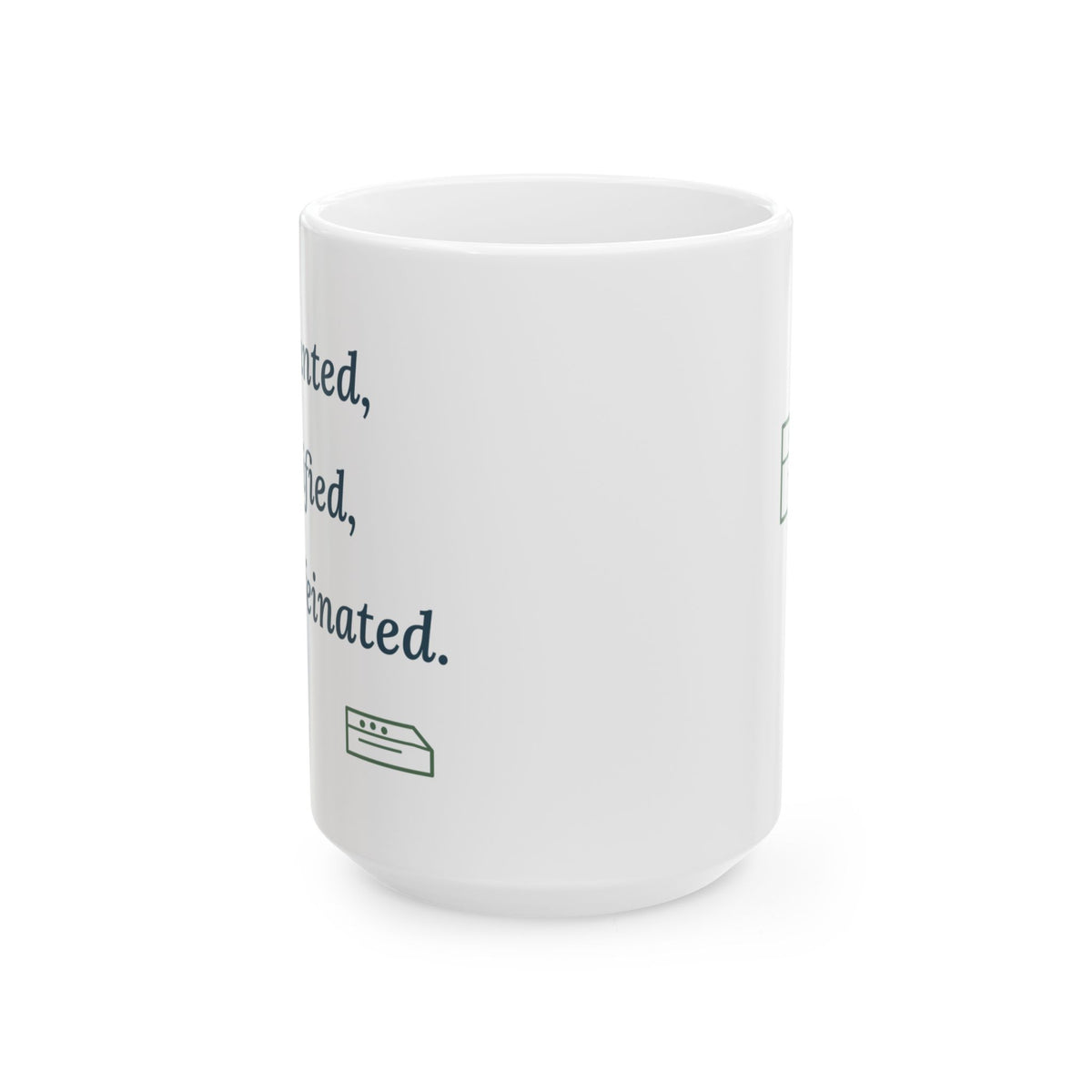 Large 15oz Pharmacist Mug - Counted, Verified, Caffeinated. Pharmacy Team Coffee Mug