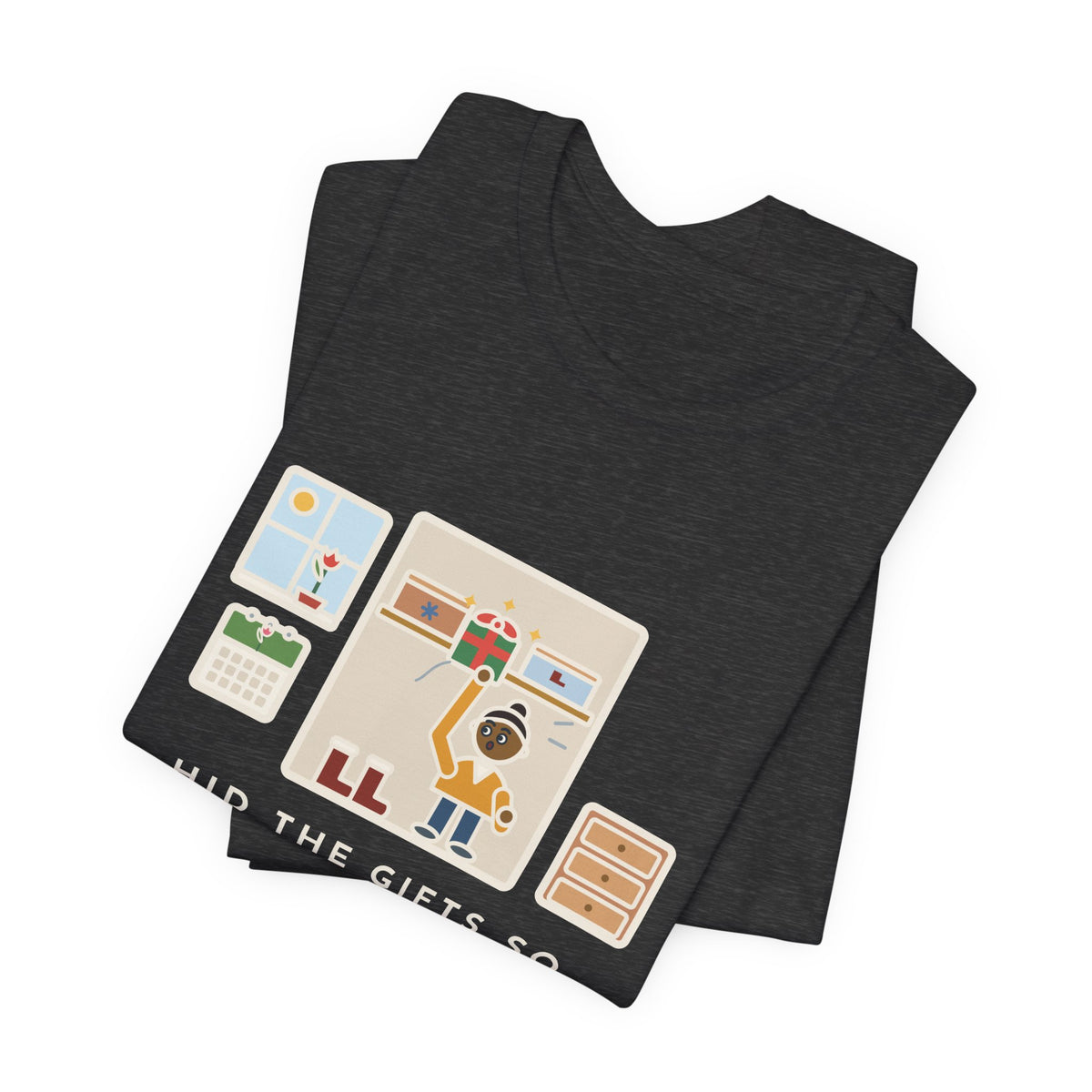 Funny Hidden Gifts T-Shirt, Hid Them So Well in November, Found Them in March, Spring Closet Tee