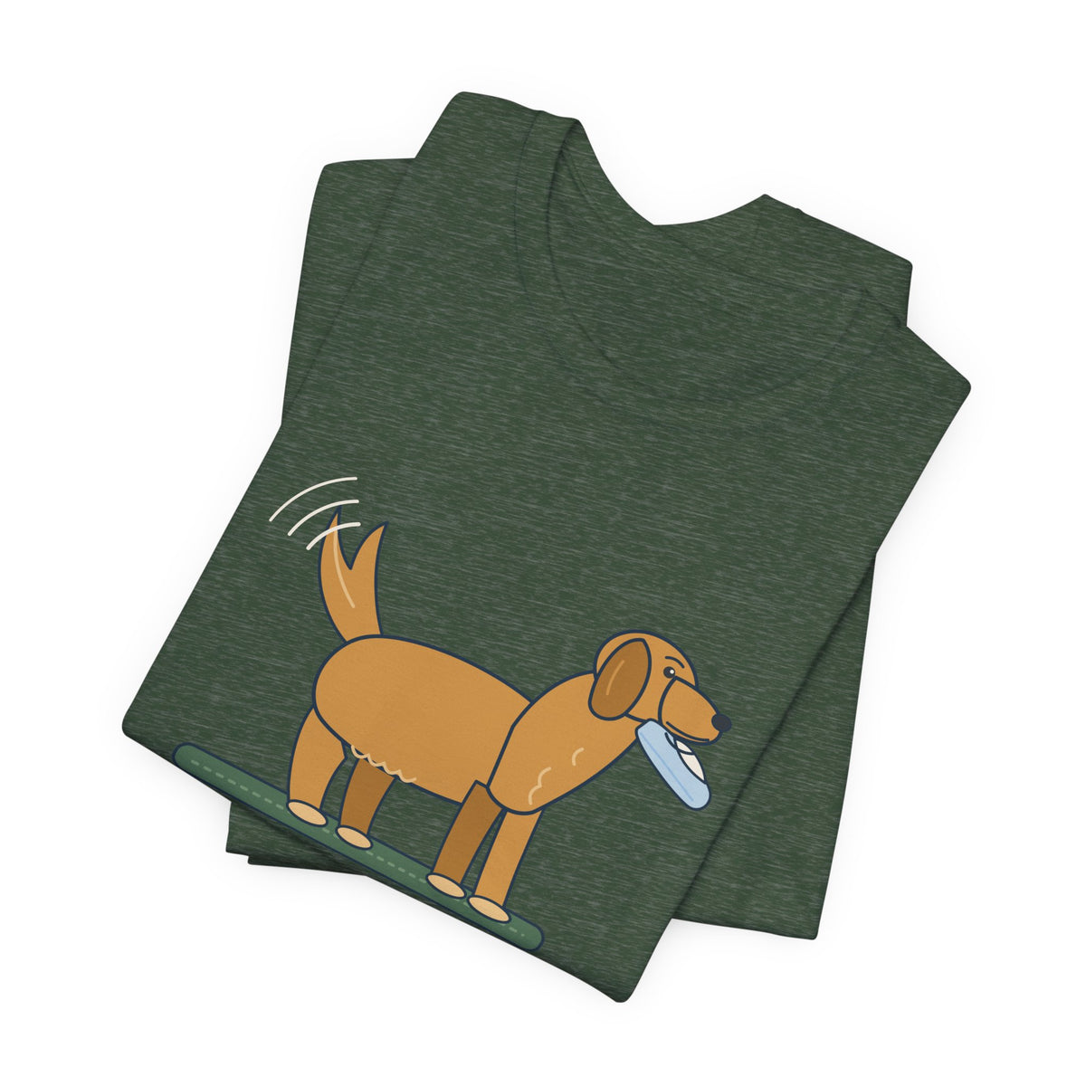 Golden Retriever T-Shirt - Gift in Mouth, Tail in Overdrive Funny Golden Owner Tee