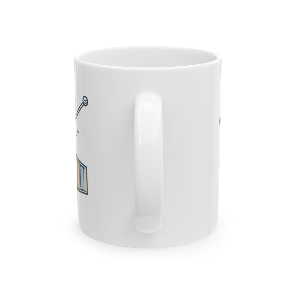 Elementary Music Teacher Coffee Mug - Mallets Down, Eyes Up. Music Class Gift Mug