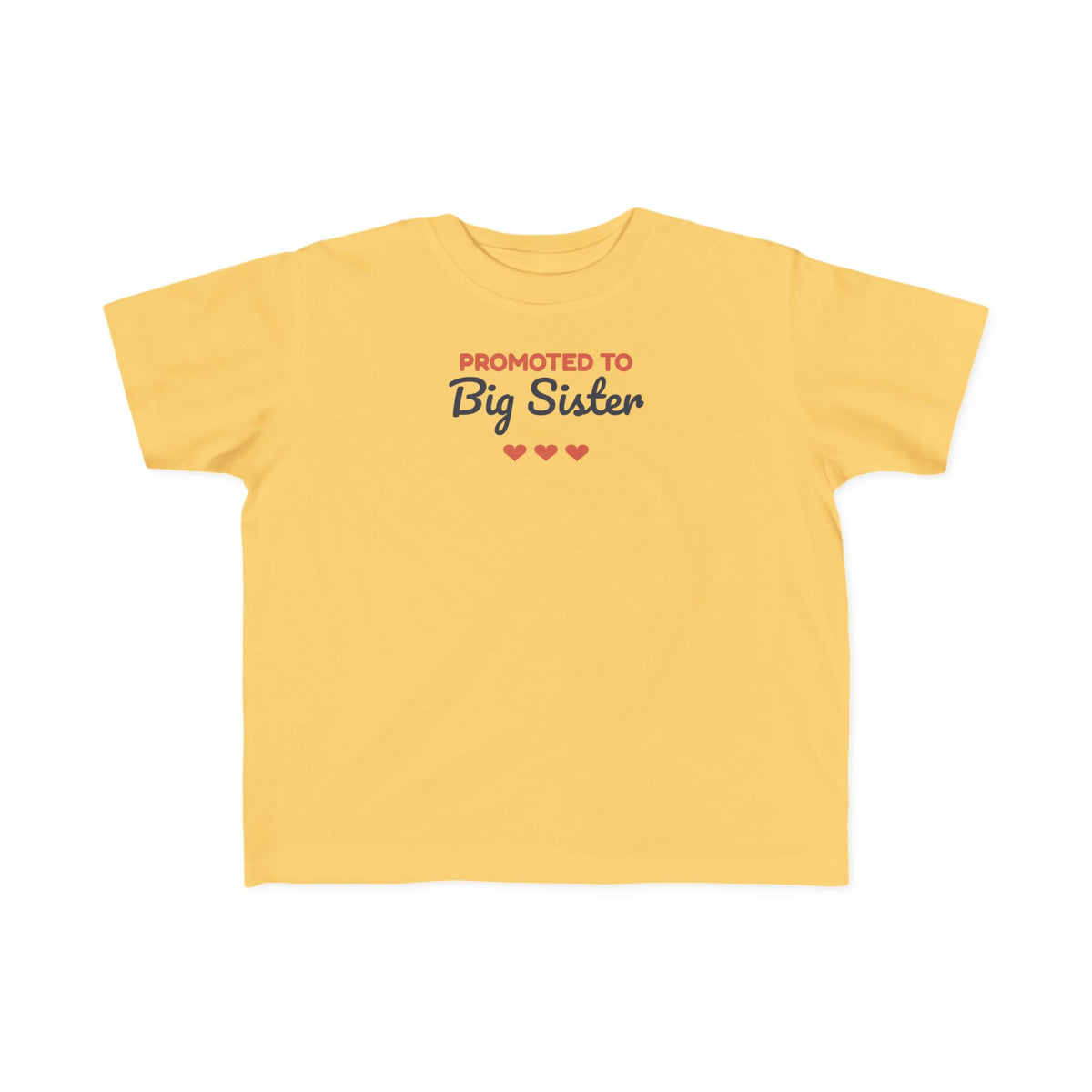 Promoted to Big Sister Toddler T-Shirt, Big Sister Announcement Shirt