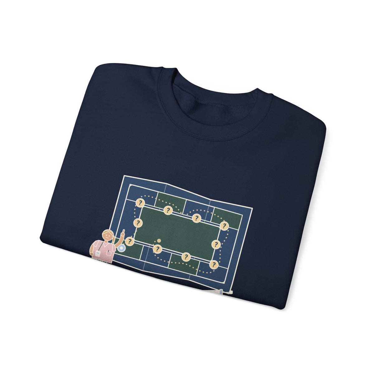Float Pool Nurse Crewneck Sweatshirt - Where Does This Unit Keep the Flushes?