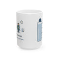 Large 15oz Ultrasound Tech Mug - Drink 32 Ounces. Now Hold It Until I Call You.