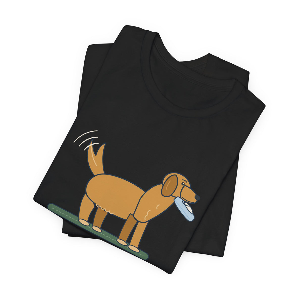 Golden Retriever T-Shirt - Gift in Mouth, Tail in Overdrive Funny Golden Owner Tee