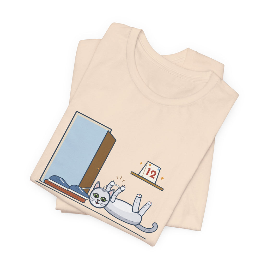 Burmilla Cat T-Shirt - Twelve Years Old, Still Pounces on My Shoelaces Senior Cat Lover Tee
