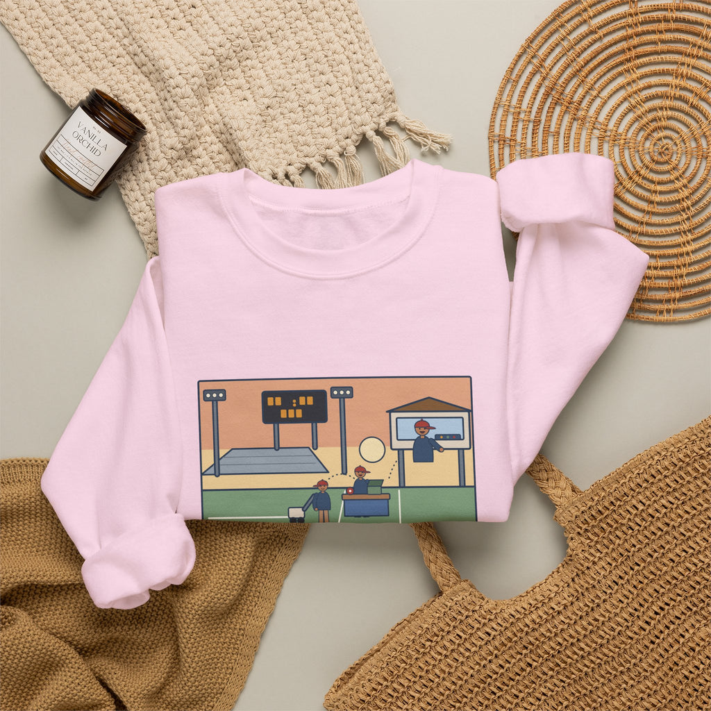 Athletic Director Sweatshirt, On a Friday, Lined the Field, Sold the Tickets, Then Ran the Clock, Funny Game Night Crewneck