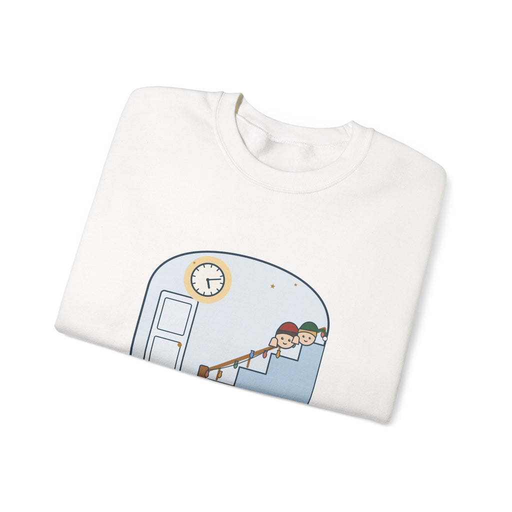 Christmas Morning Crewneck Sweatshirt - Christmas Starts at Six. Not 5:12.