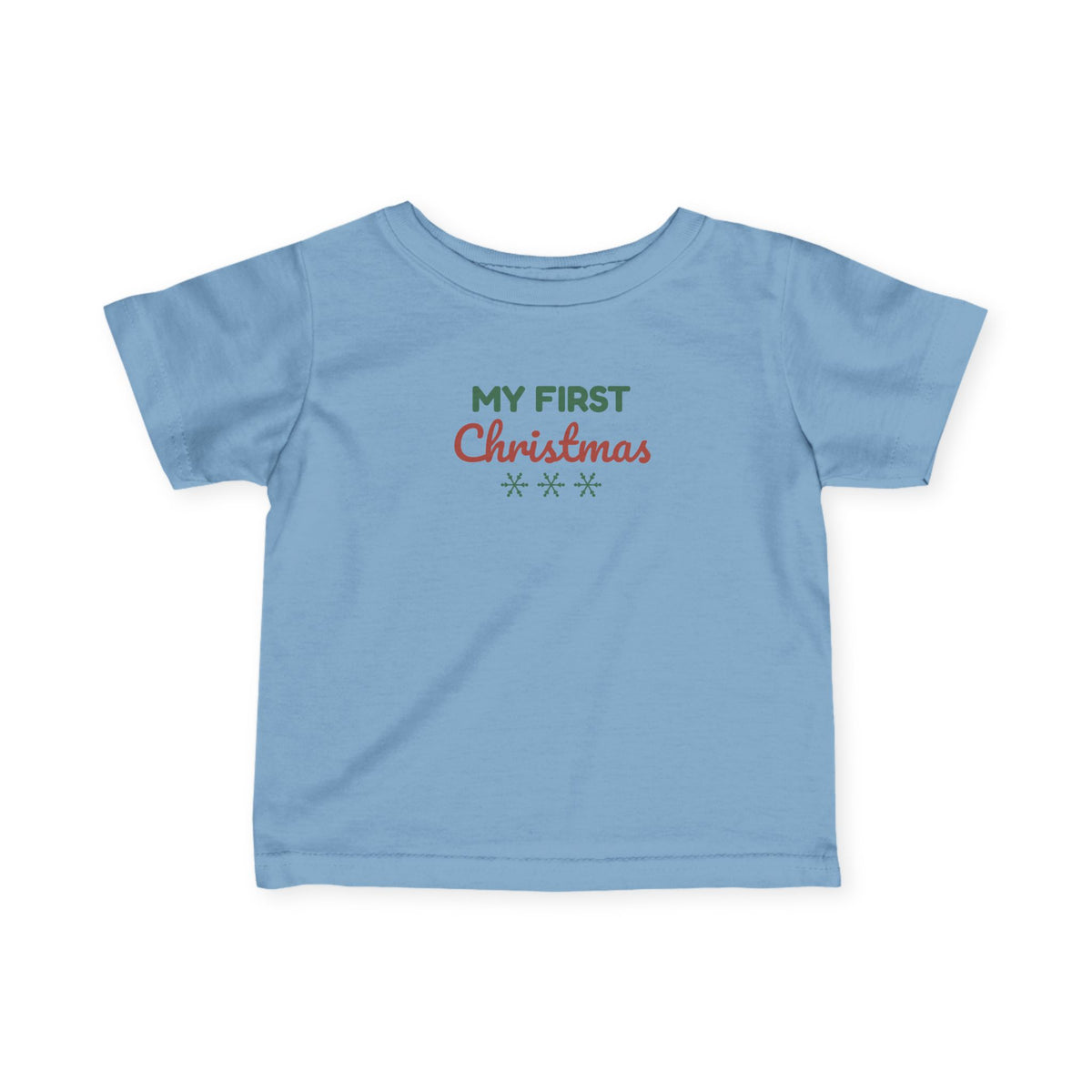 My First Christmas Baby T-Shirt, Holiday Infant Tee