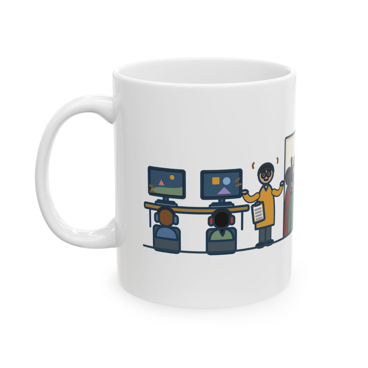 Esports Club Adviser Mug - Esports Tryouts. Half the Parents Want It to Count as PE. 11oz Mug
