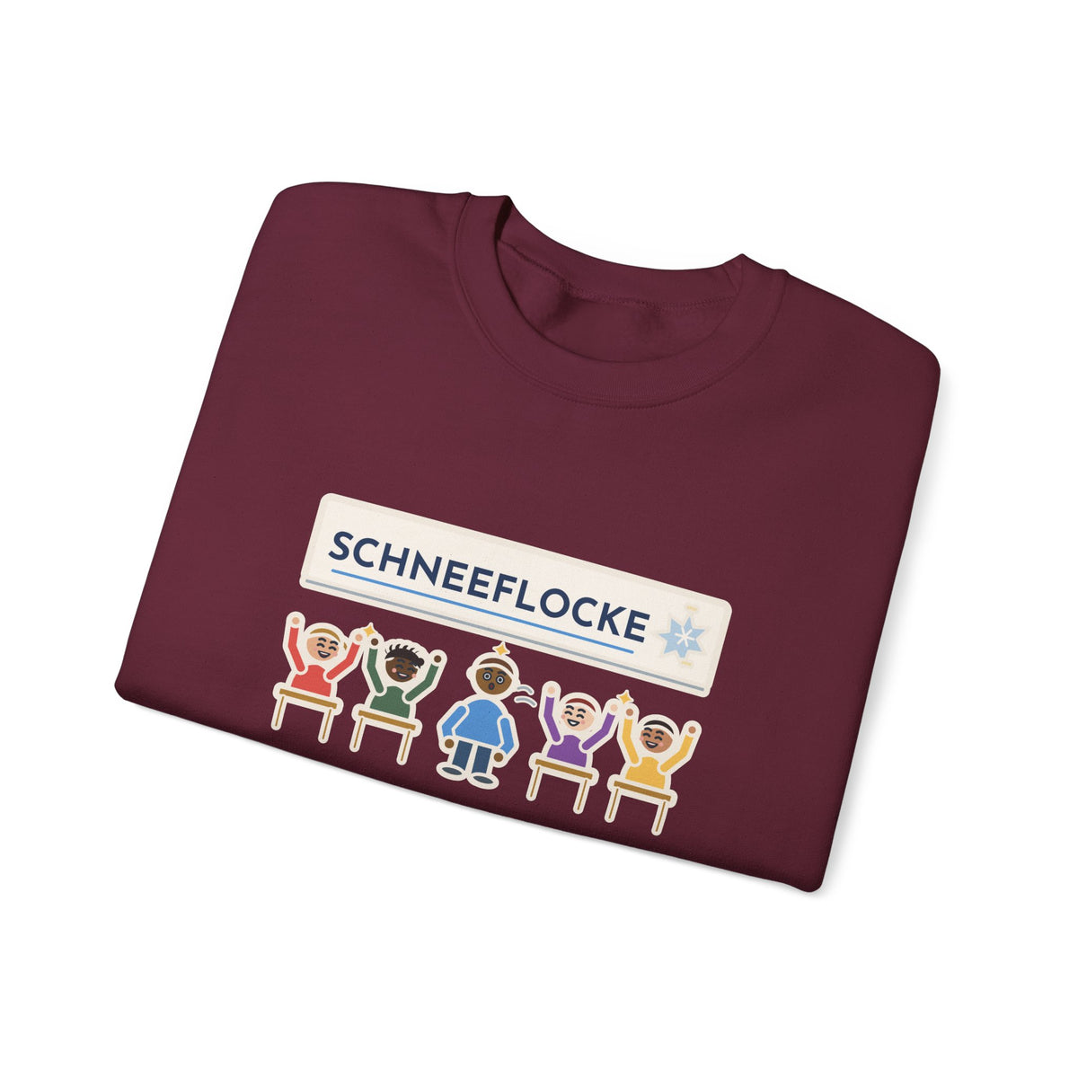 German Teacher Sweatshirt, Taught One Twelve-Letter Word, The Class Cheered When Somebody Finally Said It, Funny Whiteboard Win Crewneck