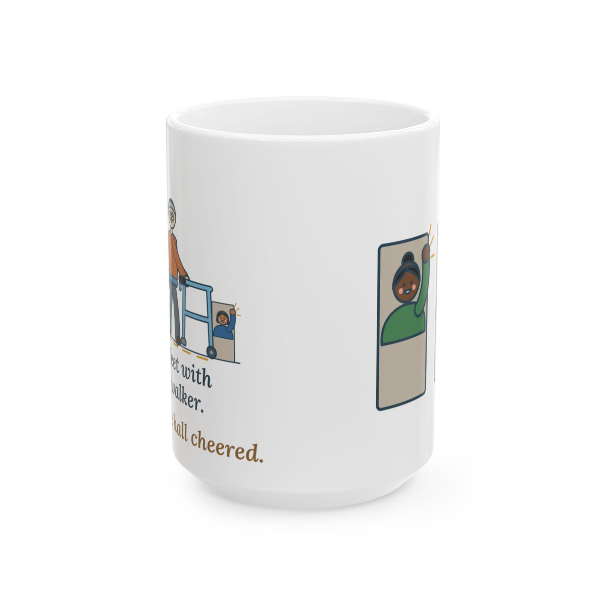 Large 15oz Inpatient Rehab Mug - The Whole Hall Cheered Nurse Gift