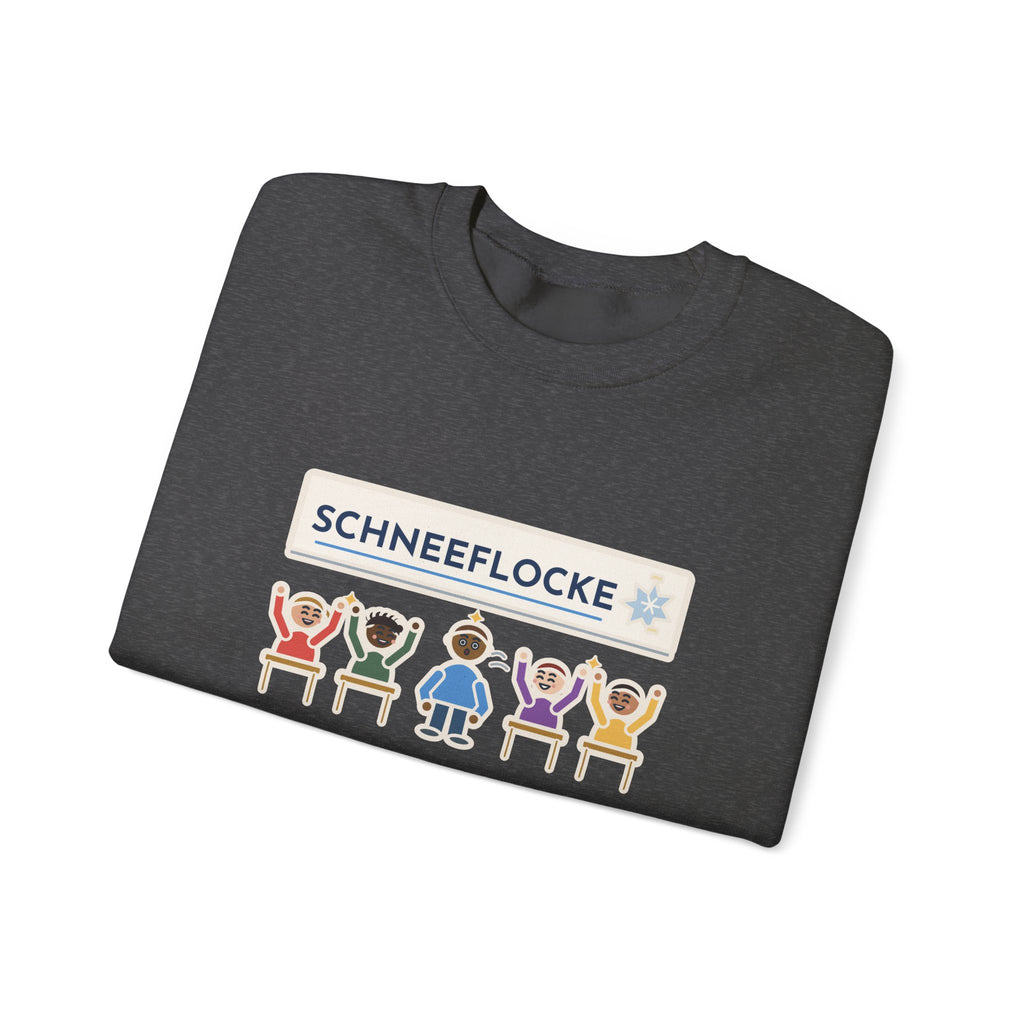 German Teacher Sweatshirt, Taught One Twelve-Letter Word, The Class Cheered When Somebody Finally Said It, Funny Whiteboard Win Crewneck