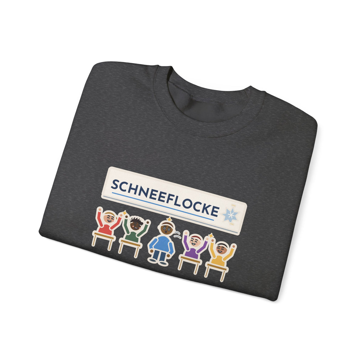 German Teacher Sweatshirt, Taught One Twelve-Letter Word, The Class Cheered When Somebody Finally Said It, Funny Whiteboard Win Crewneck