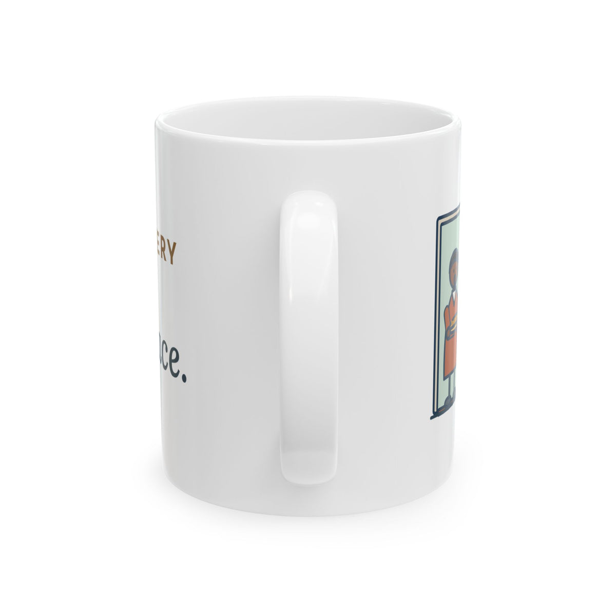 Airedale Terrier Coffee Mug 11oz - Front Door Boing, Funny Terrier Greeter Mug